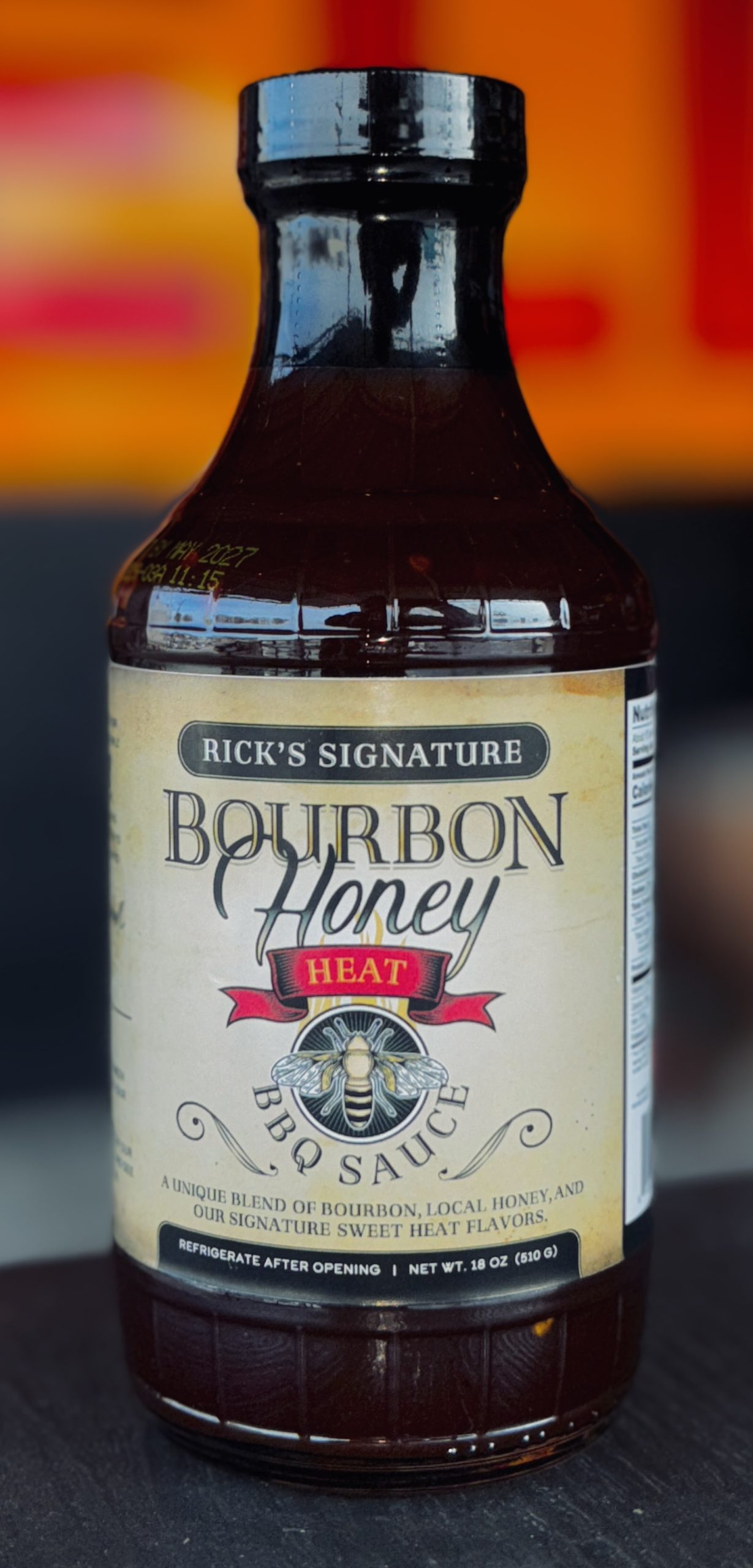 Rick's Signature Bourbon Honey Heat Sauce